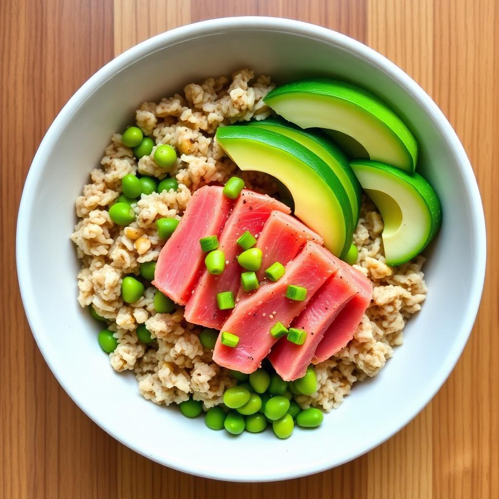 Pokes — Pokes saudáveis com peixe, vegetais e grãos